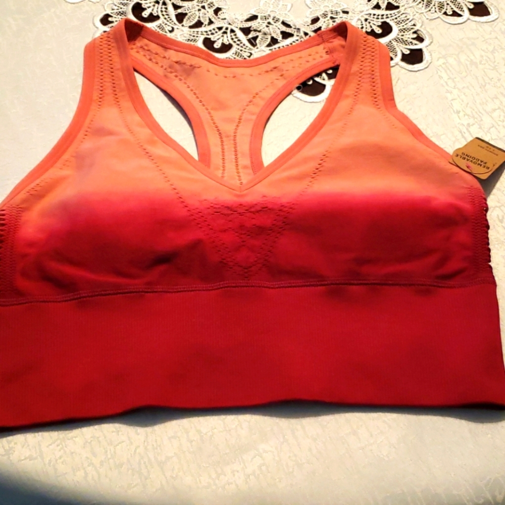 Pink Victoria secret sports bra